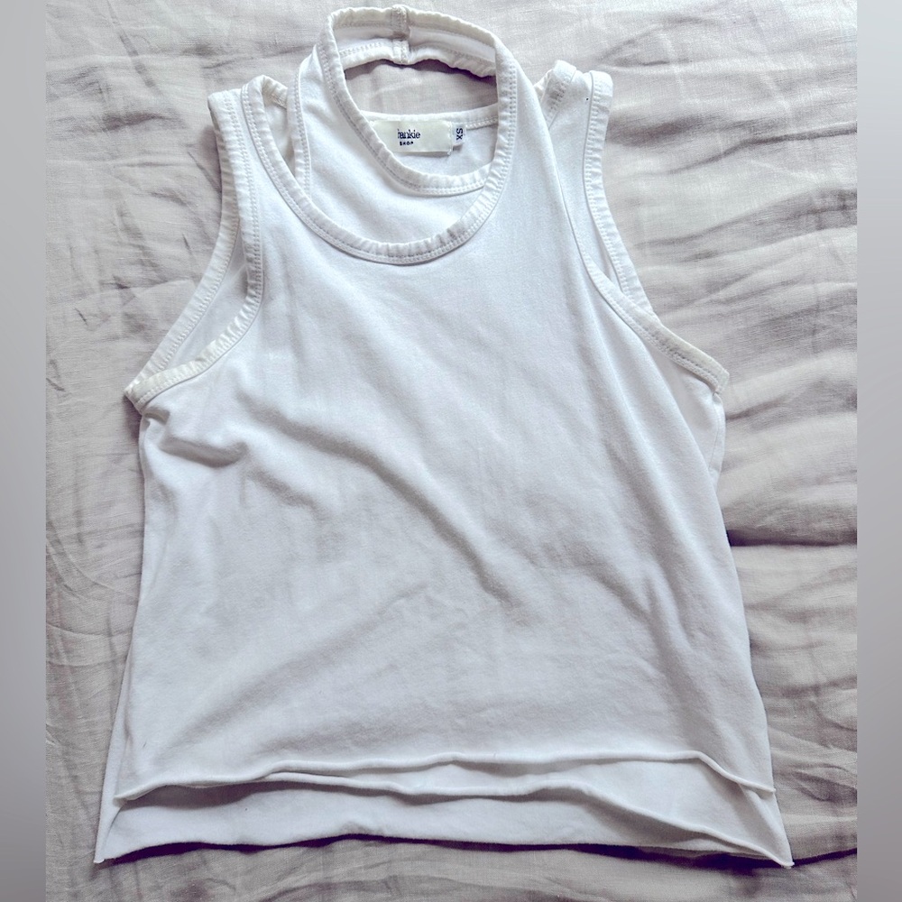 Frankie Shop Double Neck Tank